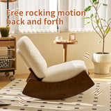 Comfortable Glider Rocking Chair Reading Chair - 35.40"L * 24.2"W * 28.3"H