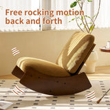 Comfortable Glider Rocking Chair Reading Chair - 35.40"L * 24.2"W * 28.3"H