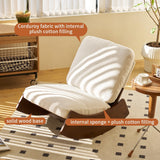 Comfortable Glider Rocking Chair Reading Chair - 35.40"L * 24.2"W * 28.3"H