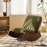 Comfortable Glider Rocking Chair Reading Chair - 35.40"L * 24.2"W * 28.3"H