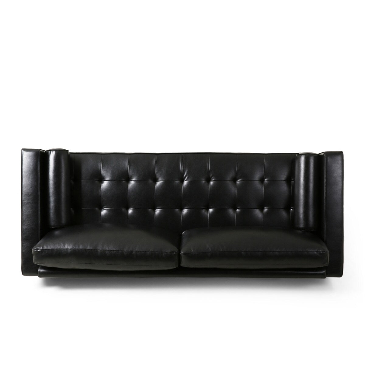 Comfy 3-seat Sofa with Wooden Legs