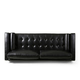 Comfy 3-seat Sofa with Wooden Legs