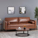 Comfy 3-seat Sofa with Wooden Legs