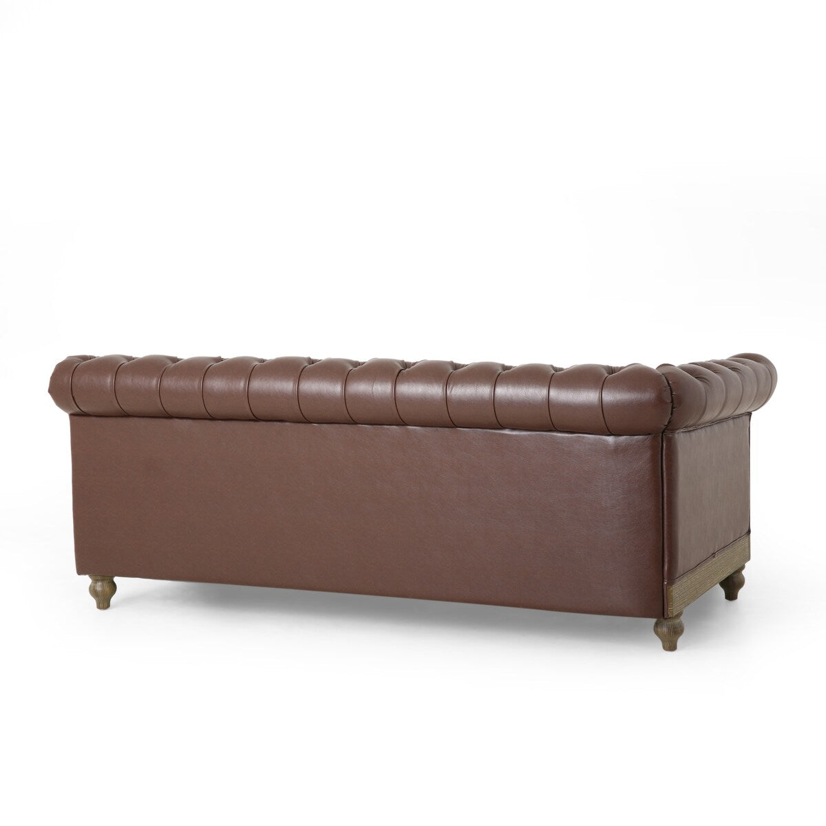 Comfy Large Sectional Sofa with Wooden Legs, Retro Style for Living Room