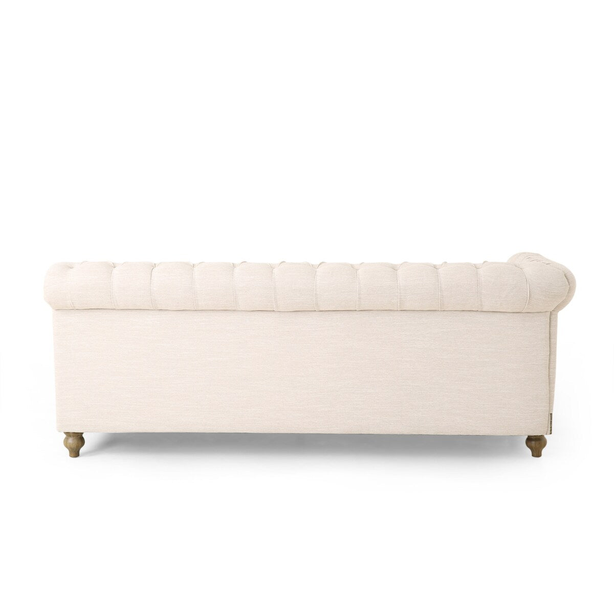 Comfy Large Sectional Sofa with Wooden Legs, Retro Style for Living Room