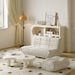 Comfy Lazy Floor Sofa Couch with Ottoman