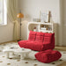 Comfy Lazy Floor Sofa Couch with Ottoman
