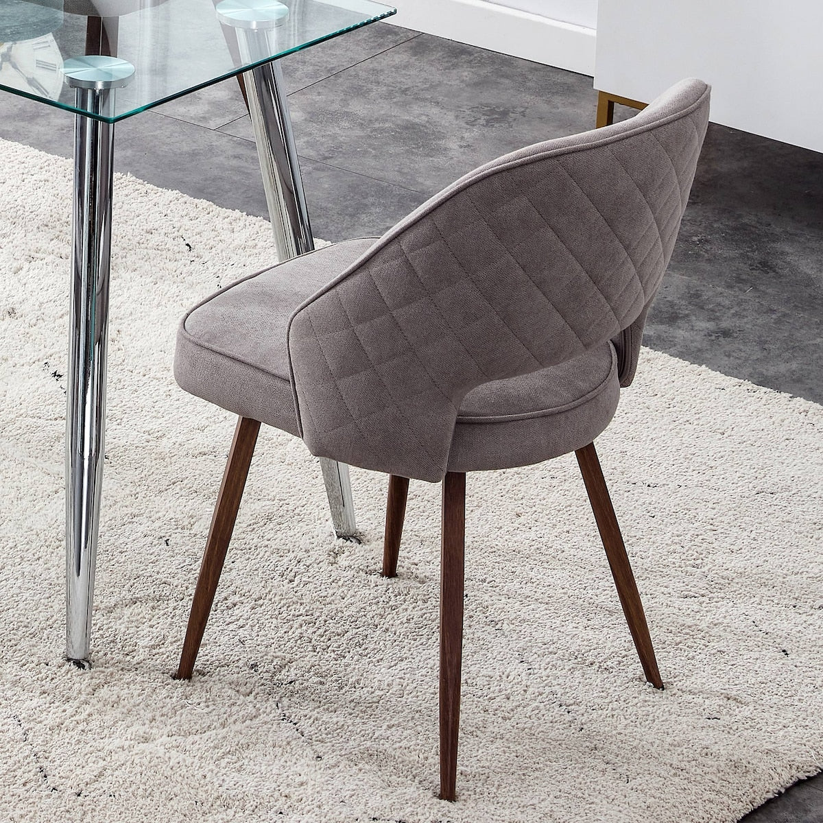 Comfy Modern Dining Chairs, Velvet Accent Chair, Living Room Leisure Chairs