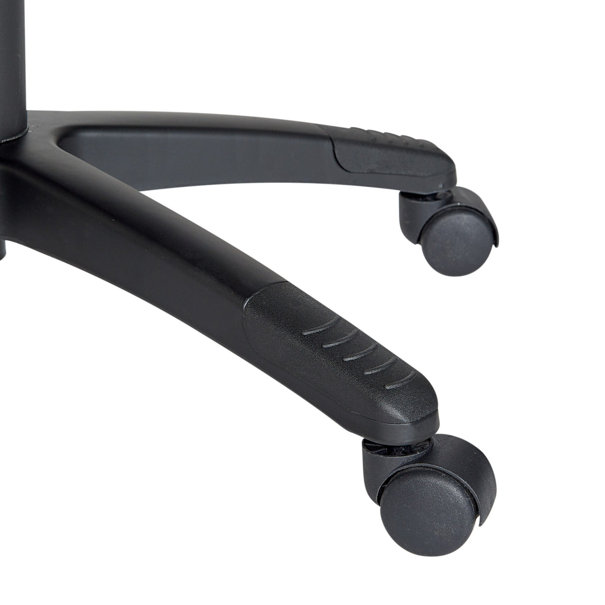 Commander Gaming Chair in Black Faux Leather and Grey Accents