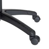 Commander Gaming Chair in Black Faux Leather and Grey Accents