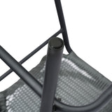 Commercial Indoor-Outdoor Rattan Restaurant Barstool with Aluminum Frame-Set of 2