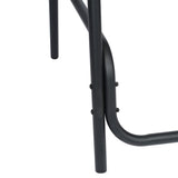 Commercial Indoor-Outdoor Rattan Restaurant Barstool with Aluminum Frame-Set of 2