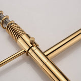 Commercial Pull Down Kitchen Sink Faucet Polished Gold Single Handle Kitchen Faucets With Sprayer Stainless Steel Laundry Taps