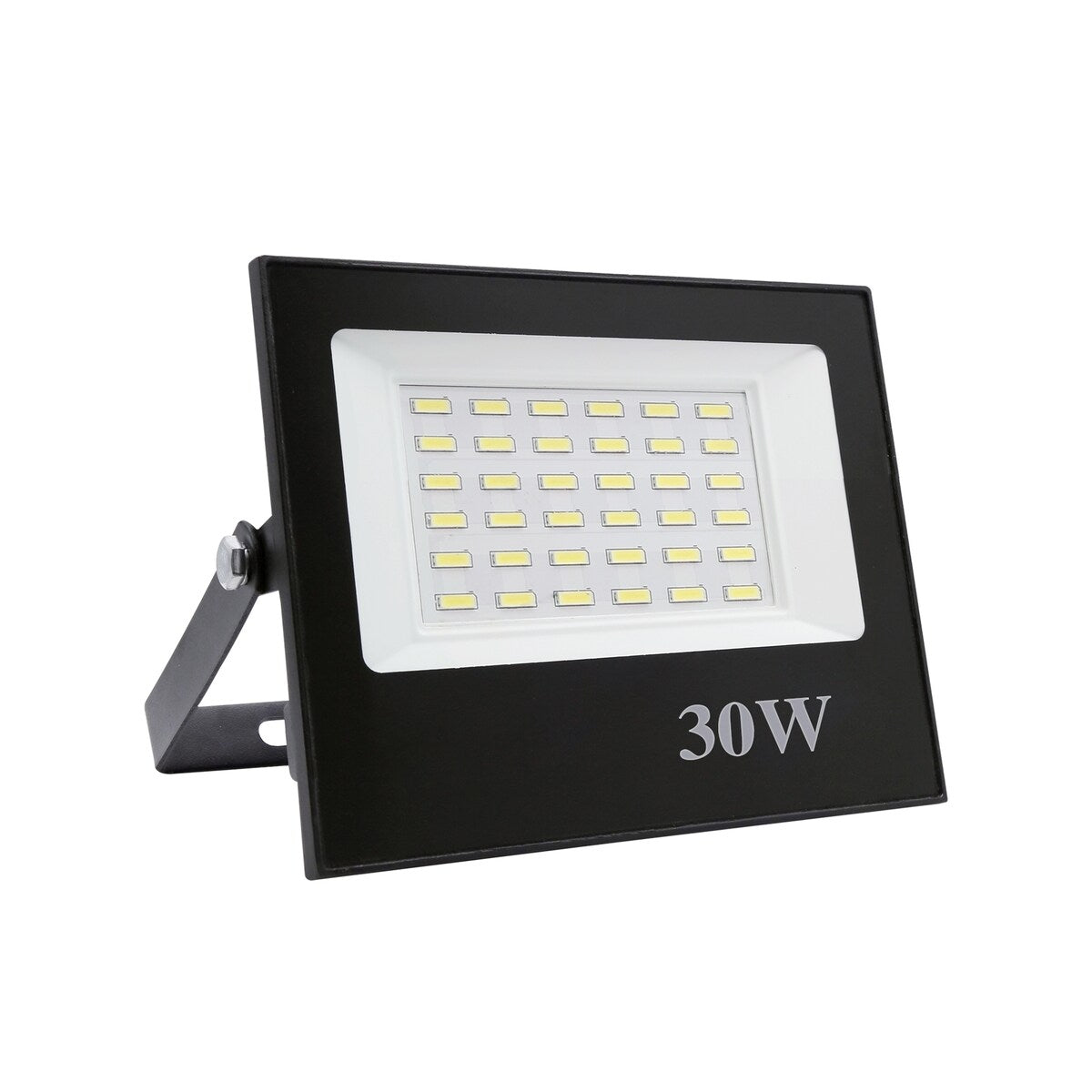 Commercial White 30 Watt LED Outdoor Flood Light - 8.35*6.61*1.46