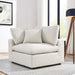 Commix Down Filled Overstuffed Boucle Fabric Corner Chair