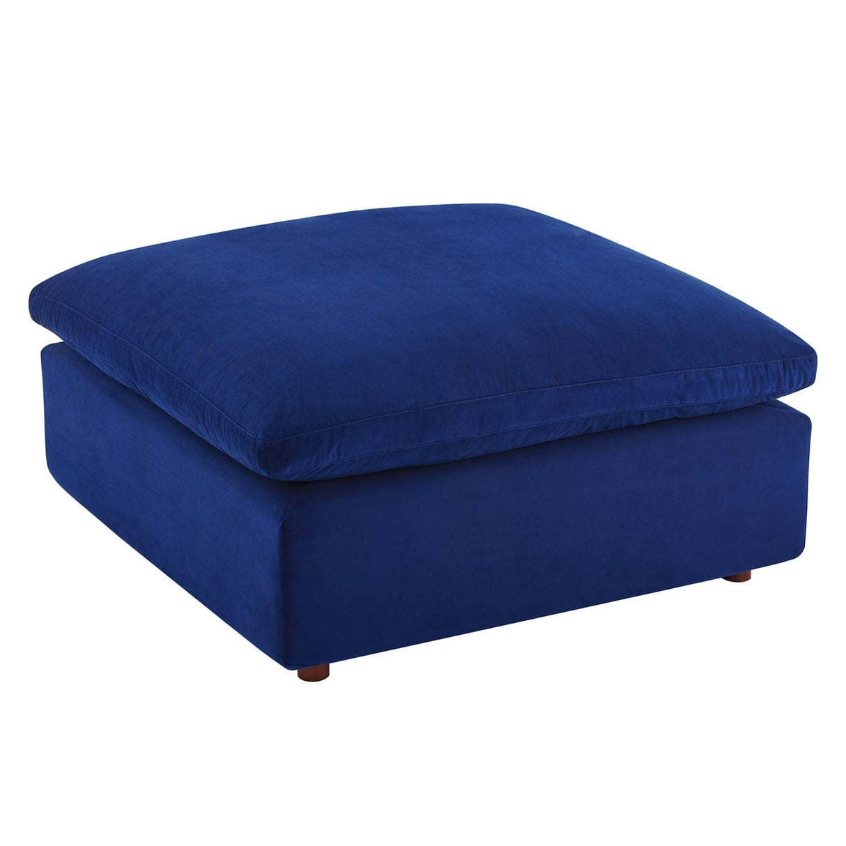 Commix Down Filled Overstuffed Velvet 7-Piece Sectional Sofa