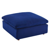 Commix Down Filled Overstuffed Velvet 7-Piece Sectional Sofa