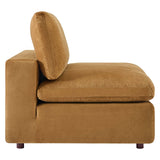 Commix Down Filled Overstuffed Velvet 7-Piece Sectional Sofa