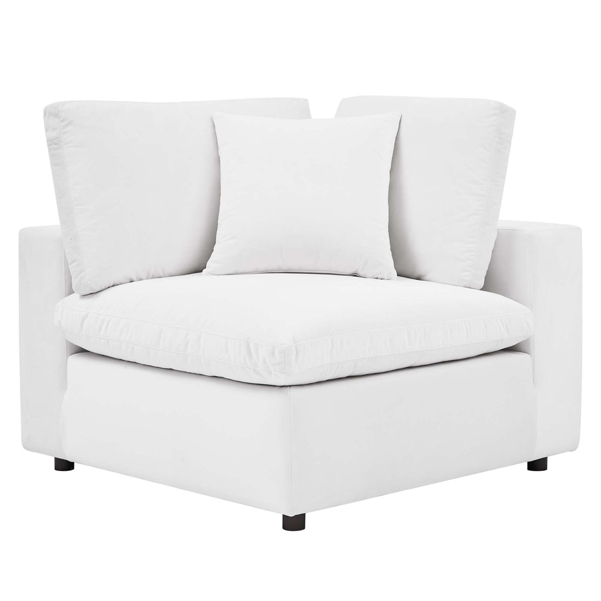 Commix Down Filled Overstuffed Velvet 7-Piece Sectional Sofa