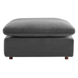 Commix Down Filled Overstuffed Velvet 7-Piece Sectional Sofa