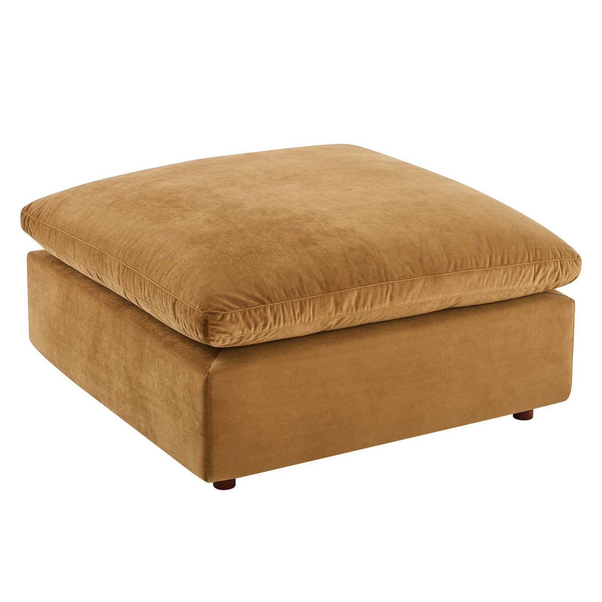 Commix Down Filled Overstuffed Velvet 7-Piece Sectional Sofa