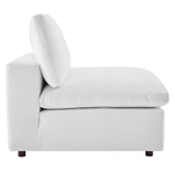 Commix Down Filled Overstuffed Velvet 7-Piece Sectional Sofa