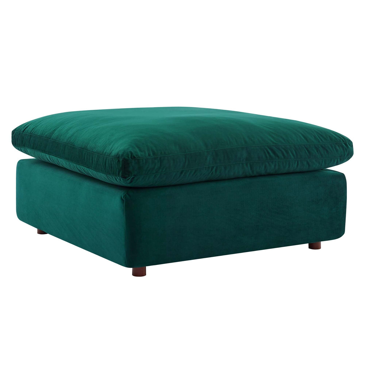 Commix Down Filled Overstuffed Velvet 7-Piece Sectional Sofa