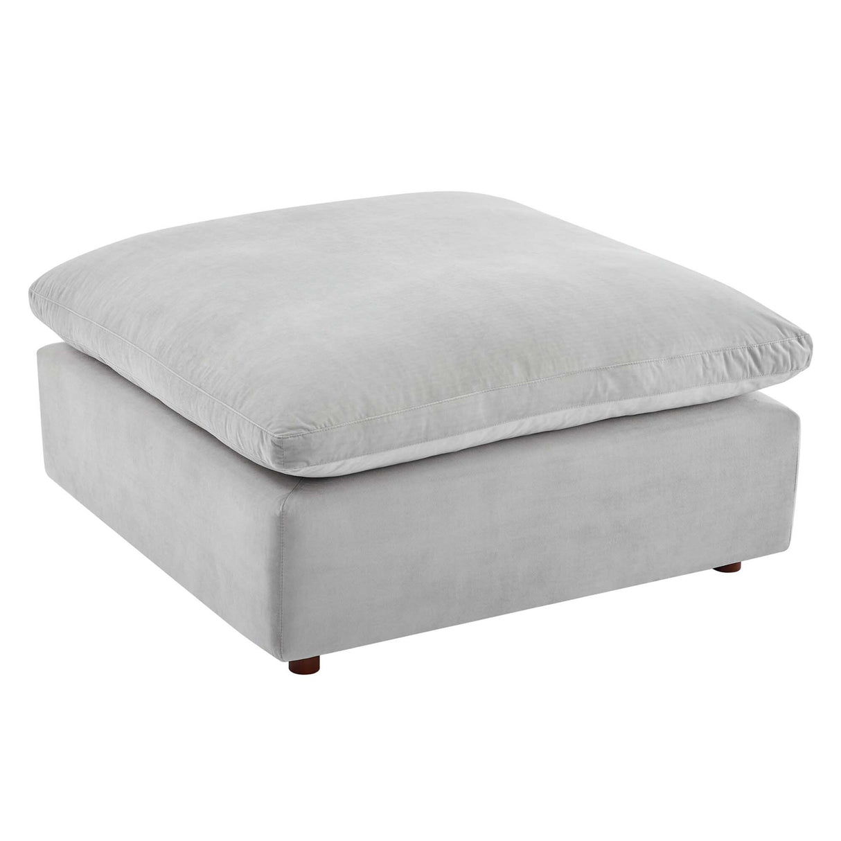 Commix Down Filled Overstuffed Velvet 7-Piece Sectional Sofa