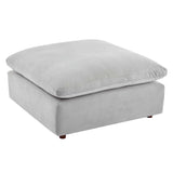 Commix Down Filled Overstuffed Velvet 7-Piece Sectional Sofa