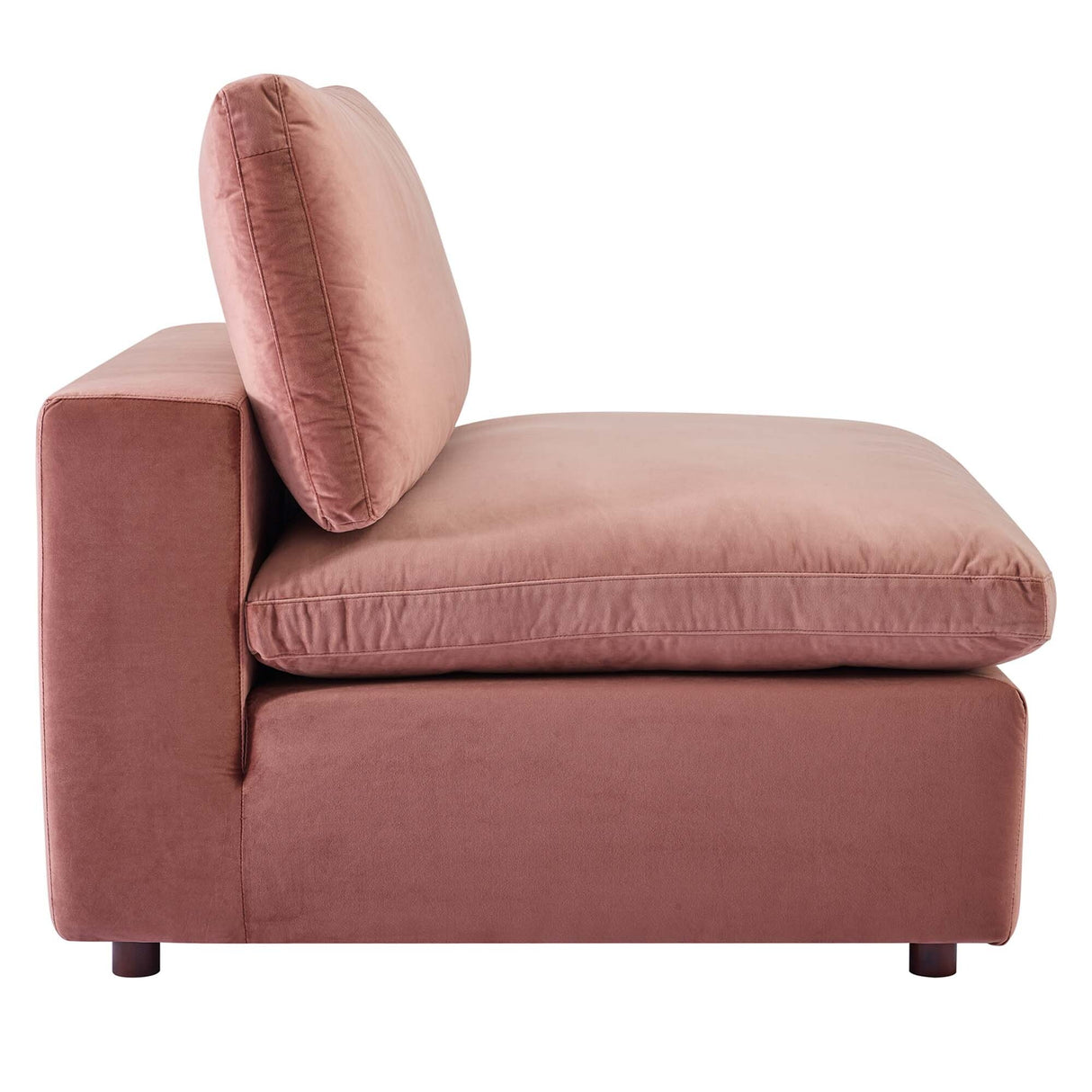 Commix Down Filled Overstuffed Velvet 7-Piece Sectional Sofa