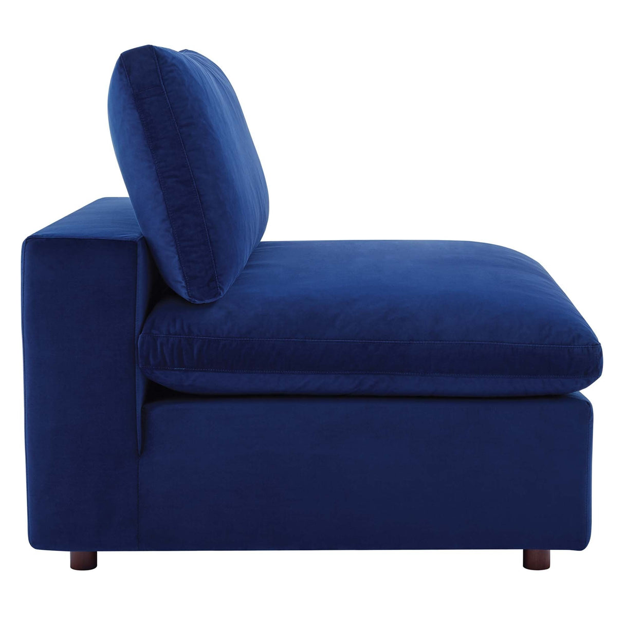 Commix Down Filled Overstuffed Velvet 7-Piece Sectional Sofa