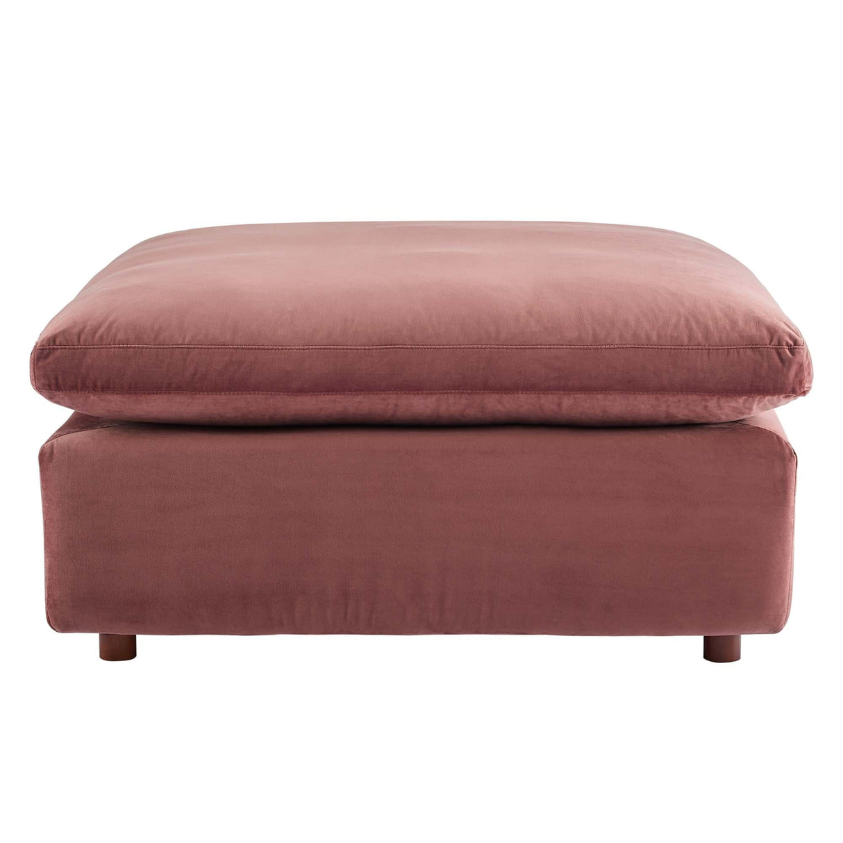 Commix Down Filled Overstuffed Velvet 7-Piece Sectional Sofa