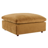 Commix Down Filled Overstuffed Velvet 7-Piece Sectional Sofa