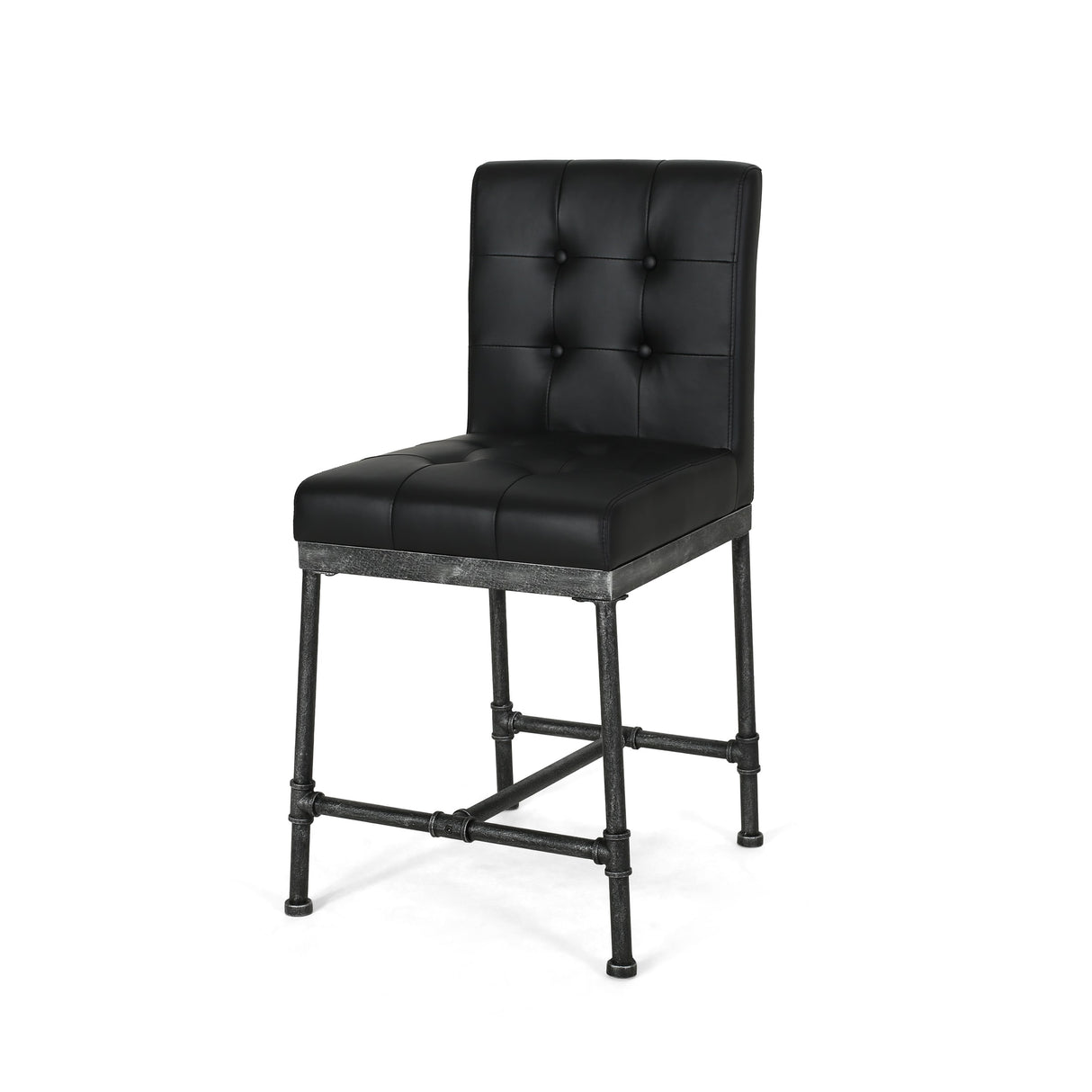Commonwealth Faux Leather 24 Inch Counter Stools (Set of 2) by Christopher Knight Home