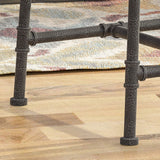 Commonwealth Faux Leather 24 Inch Counter Stools (Set of 2) by Christopher Knight Home