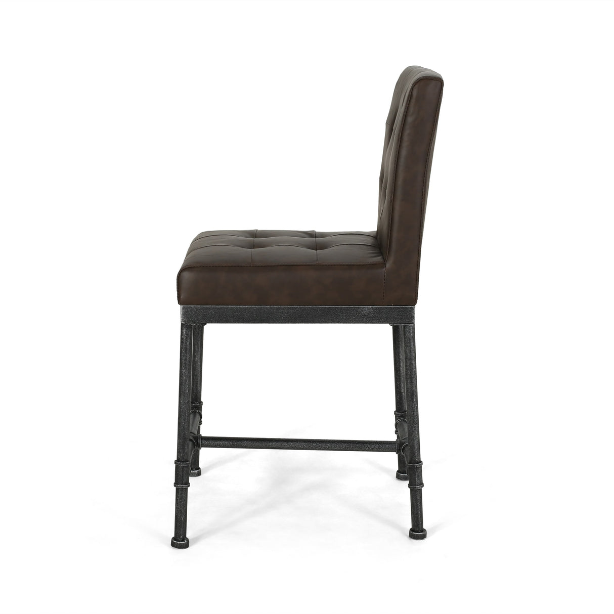 Commonwealth Faux Leather 24 Inch Counter Stools (Set of 2) by Christopher Knight Home