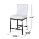 Commonwealth Faux Leather 24 Inch Counter Stools (Set of 2) by Christopher Knight Home