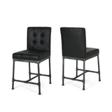 Commonwealth Faux Leather 24 Inch Counter Stools (Set of 2) by Christopher Knight Home