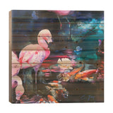 Communal Transition Print On Wood by Elli Milan - Multi-Color