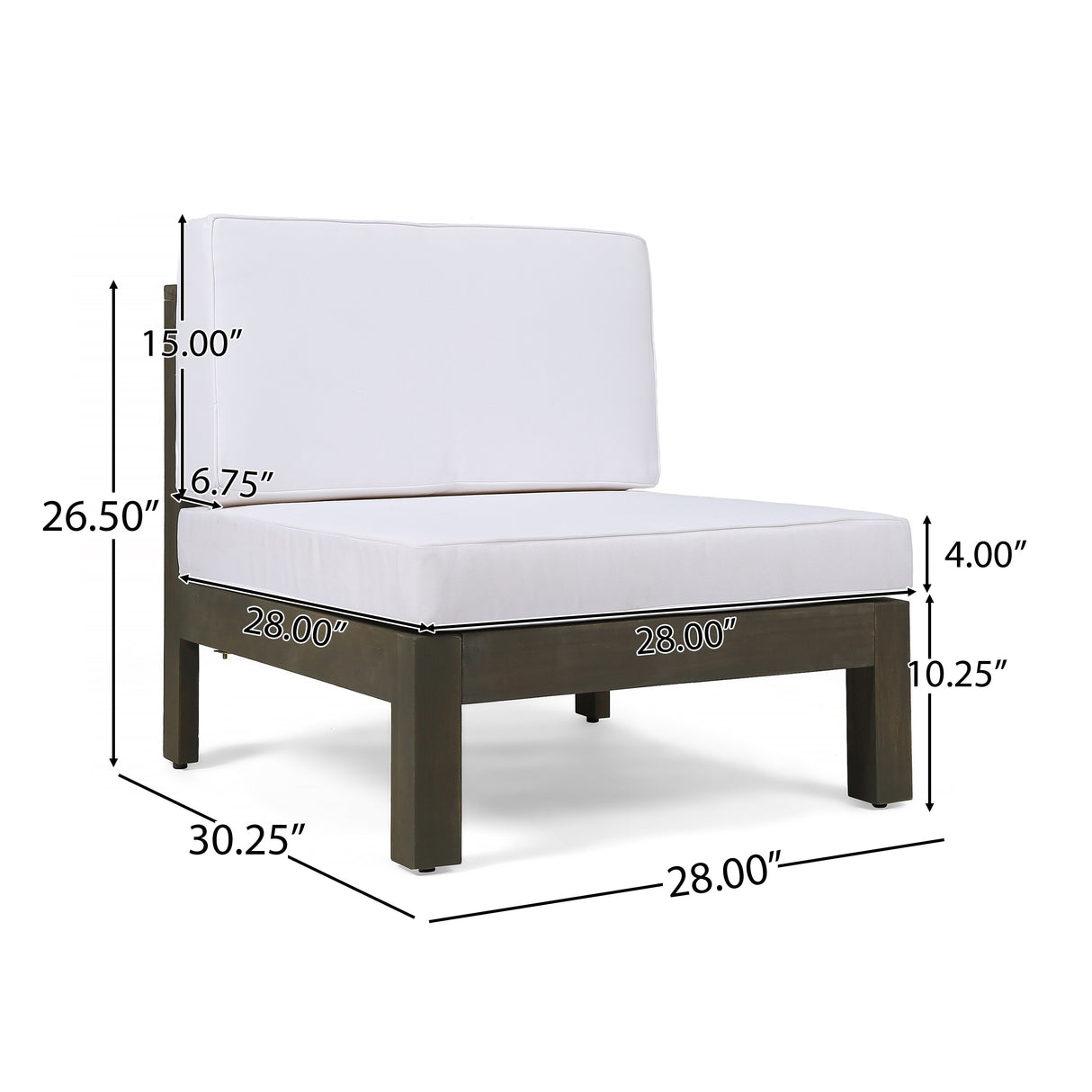 Comores Outdoor Acacia Wood 10 Seater U-Shaped Sectional Sofa Set with Fire Pit by Christopher Knight Home
