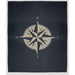 Compass Fleece Throw Blanket