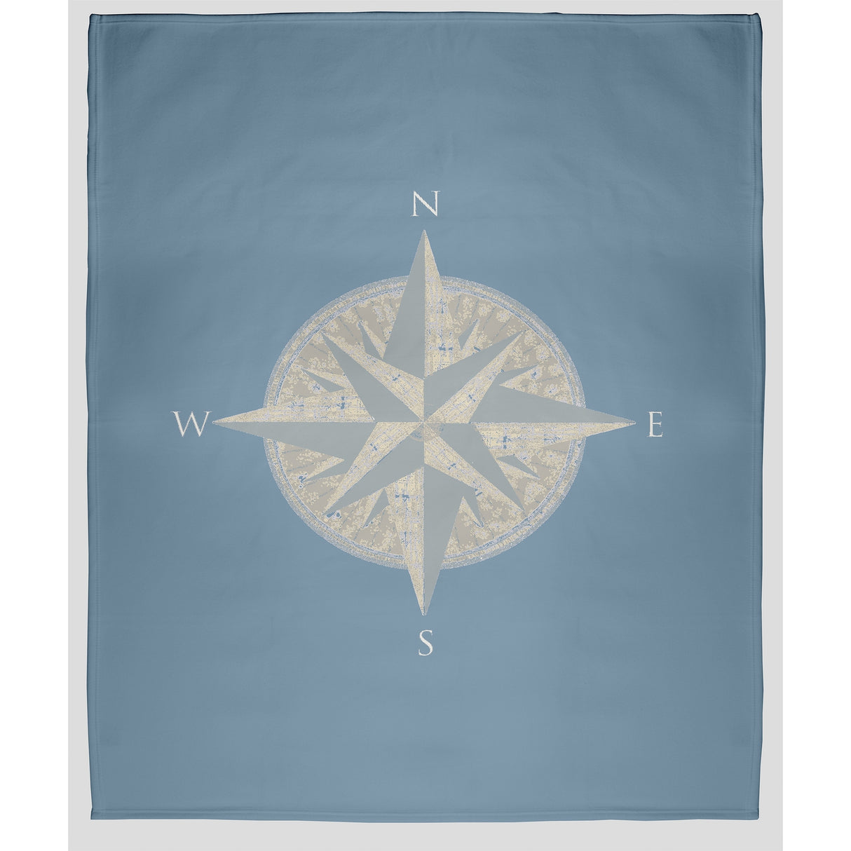 Compass Fleece Throw Blanket
