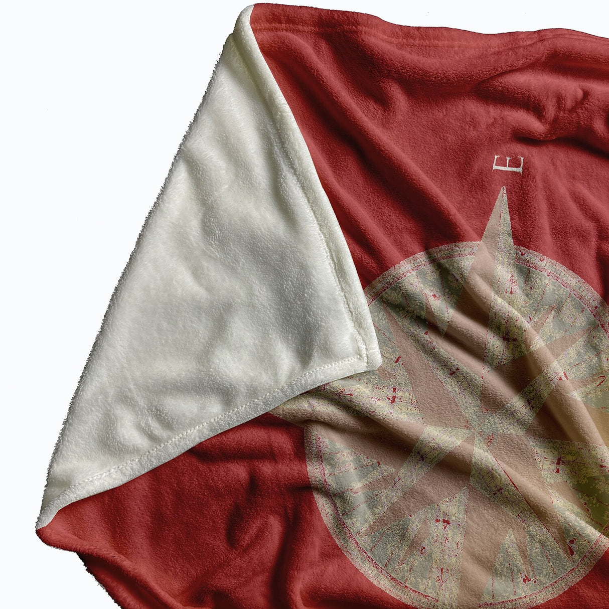 Compass Fleece Throw Blanket