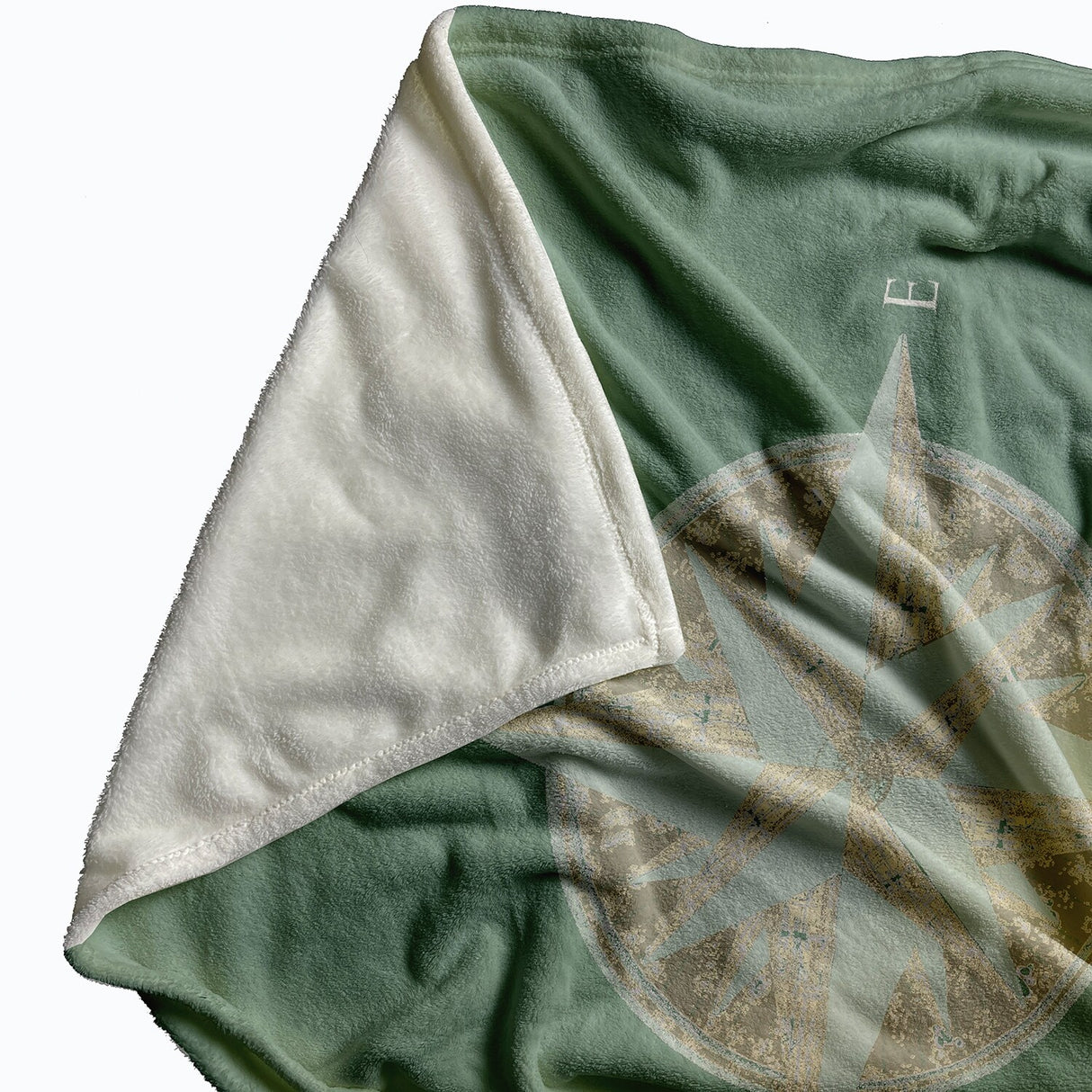 Compass Fleece Throw Blanket