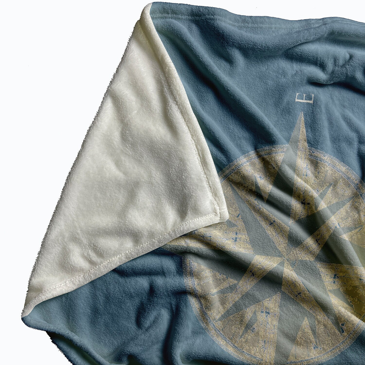 Compass Fleece Throw Blanket