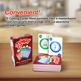 GSE™ Complete Bingo Game Set with 100 Bingo Cards, 1000 Bingo Chips & Deck of Calling Cards - Bingo Set