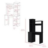 Computer Desk Dumas, Office, Black,High quality and durable