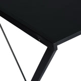 Computer Desk Laptop Writing Study Workstation X-Shaped Metal Frame