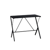 Computer Desk Laptop Writing Study Workstation X-Shaped Metal Frame
