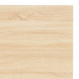 Computer Desk White and Oak 47.2"x23.6"x27.6"
